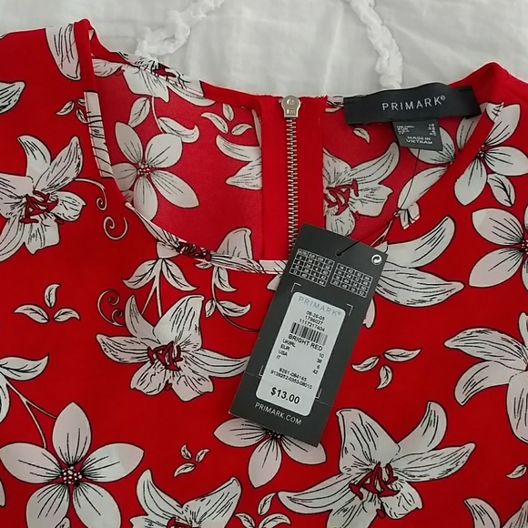 Patterned Primark blouse with zipper detail - Picture 4 of 7